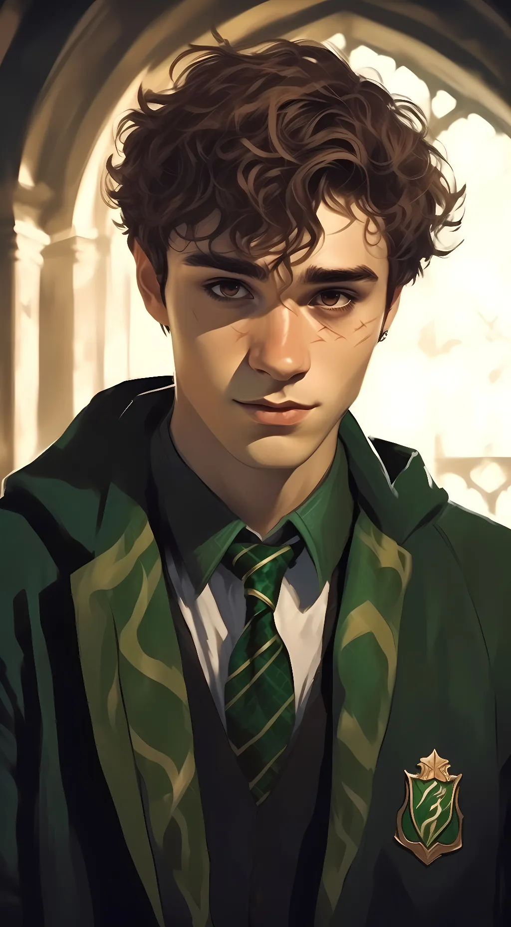 ai character: Mattheo M Riddle background