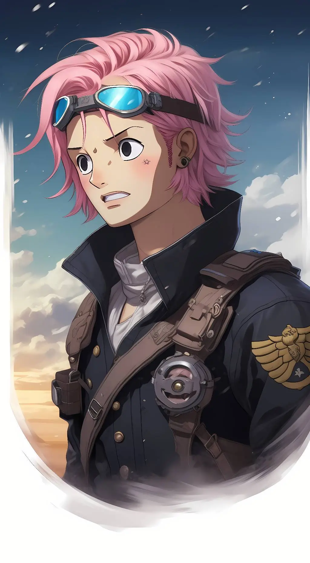 ai character: Koby (one piece) background