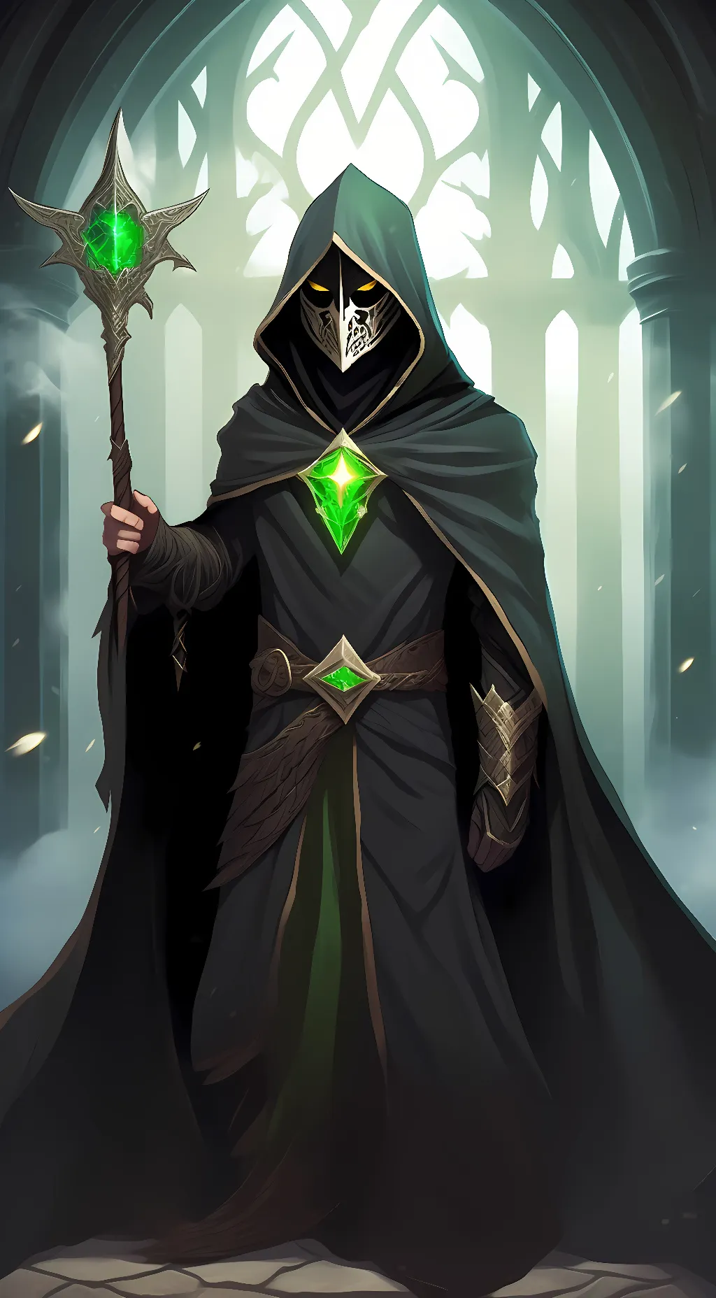 ai character: nocturen  (my au) background