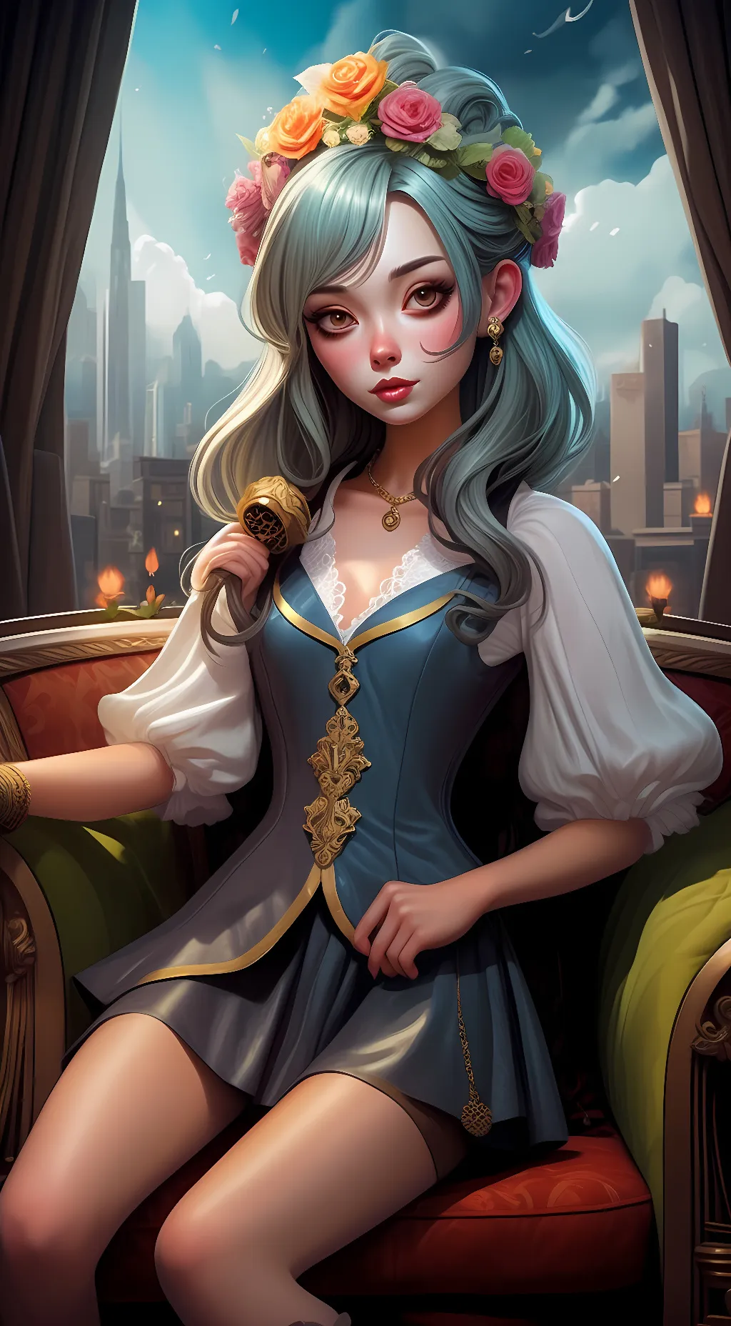 ai character: zoey background