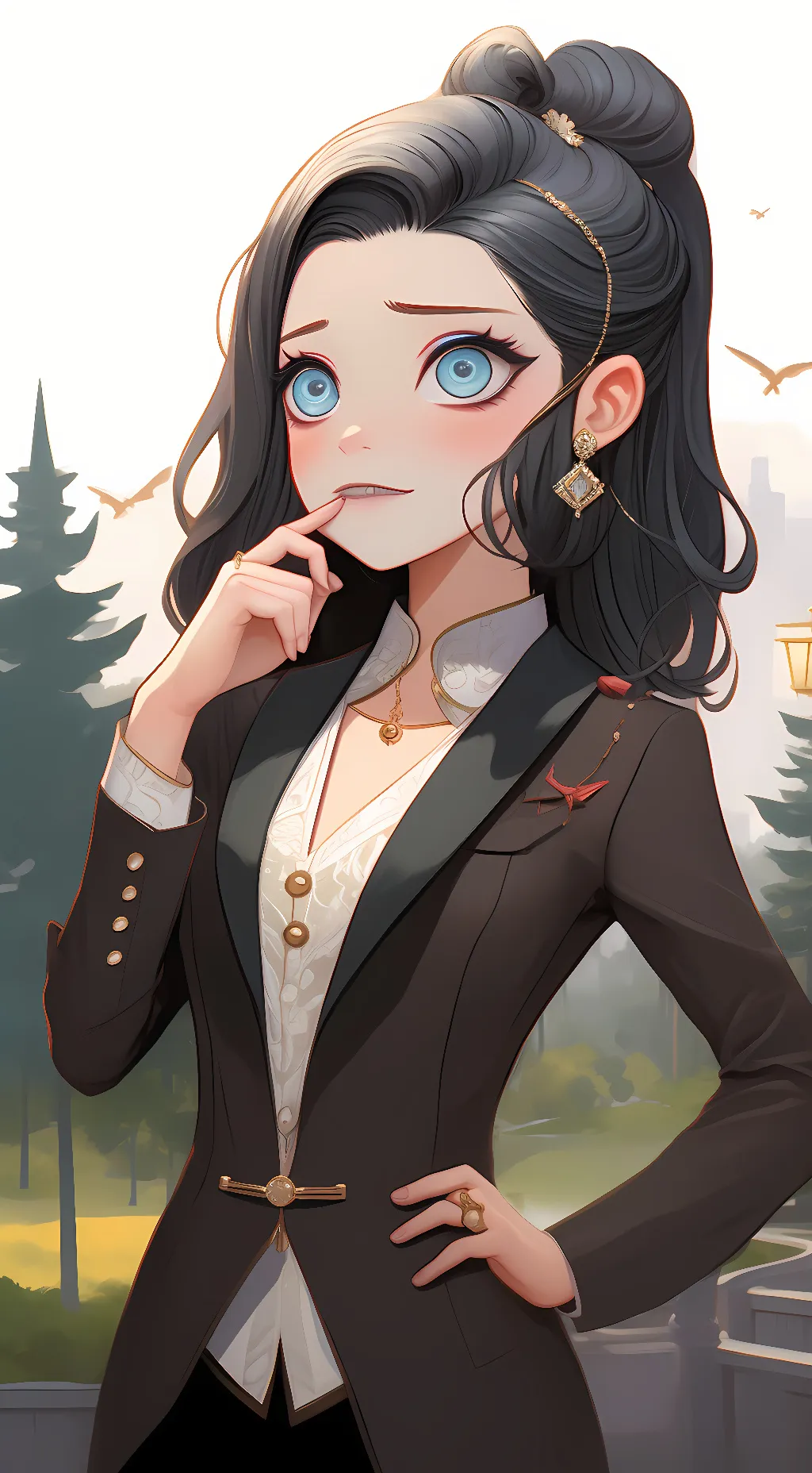 ai character: Julia Stokes background