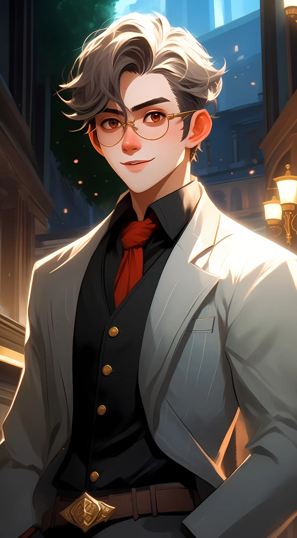 ai character: Jonathan  background
