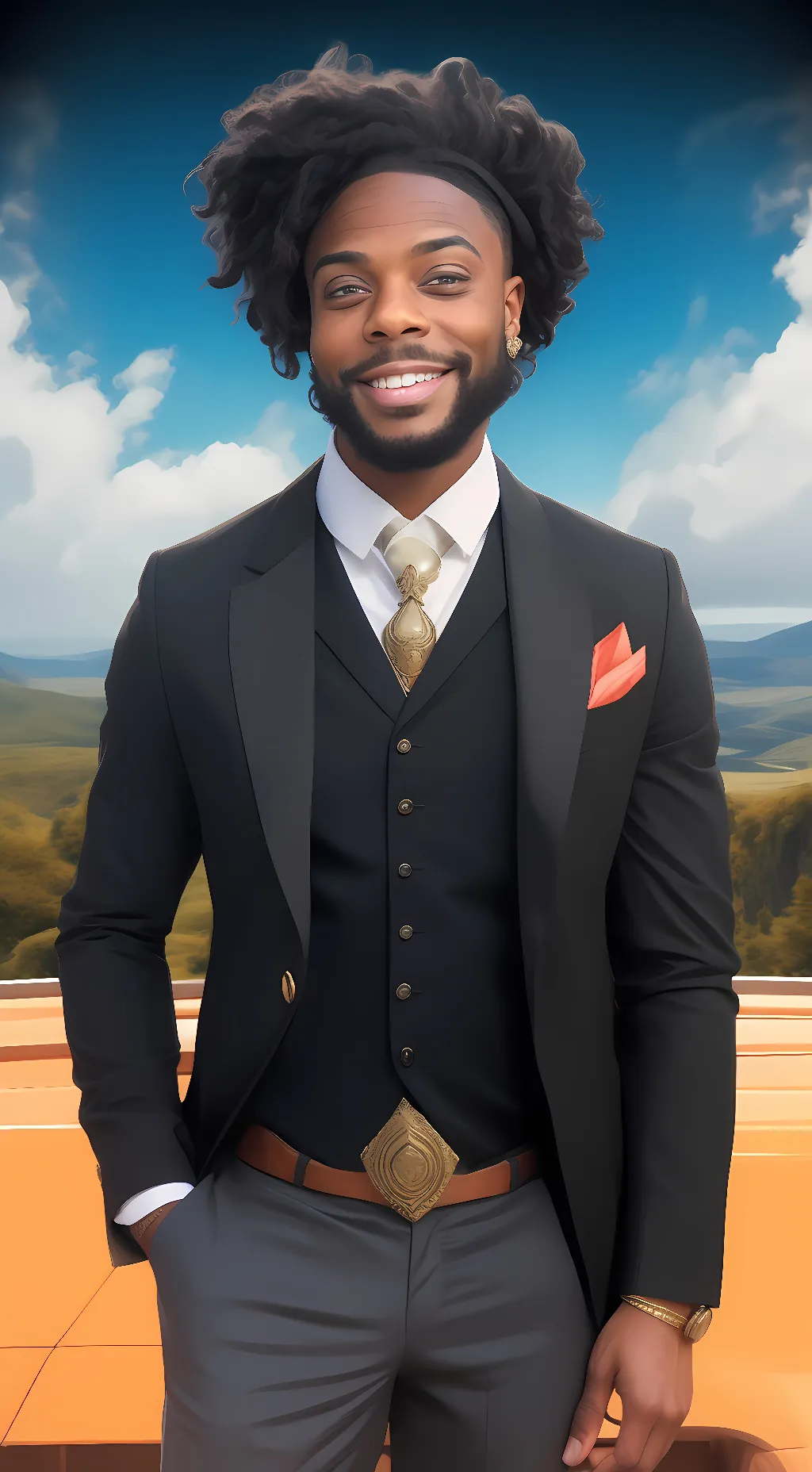 ai character: ishowspeed  background