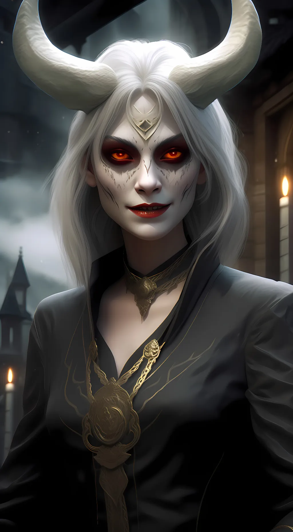 ai character: Esmeralda  background