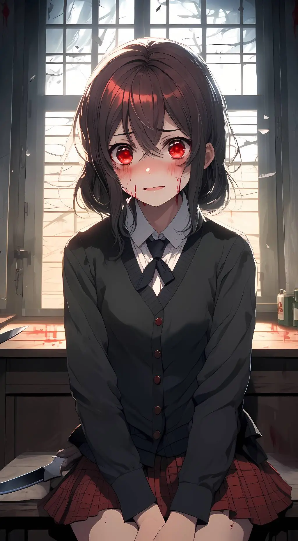 ai character: Momo [Yandere] background