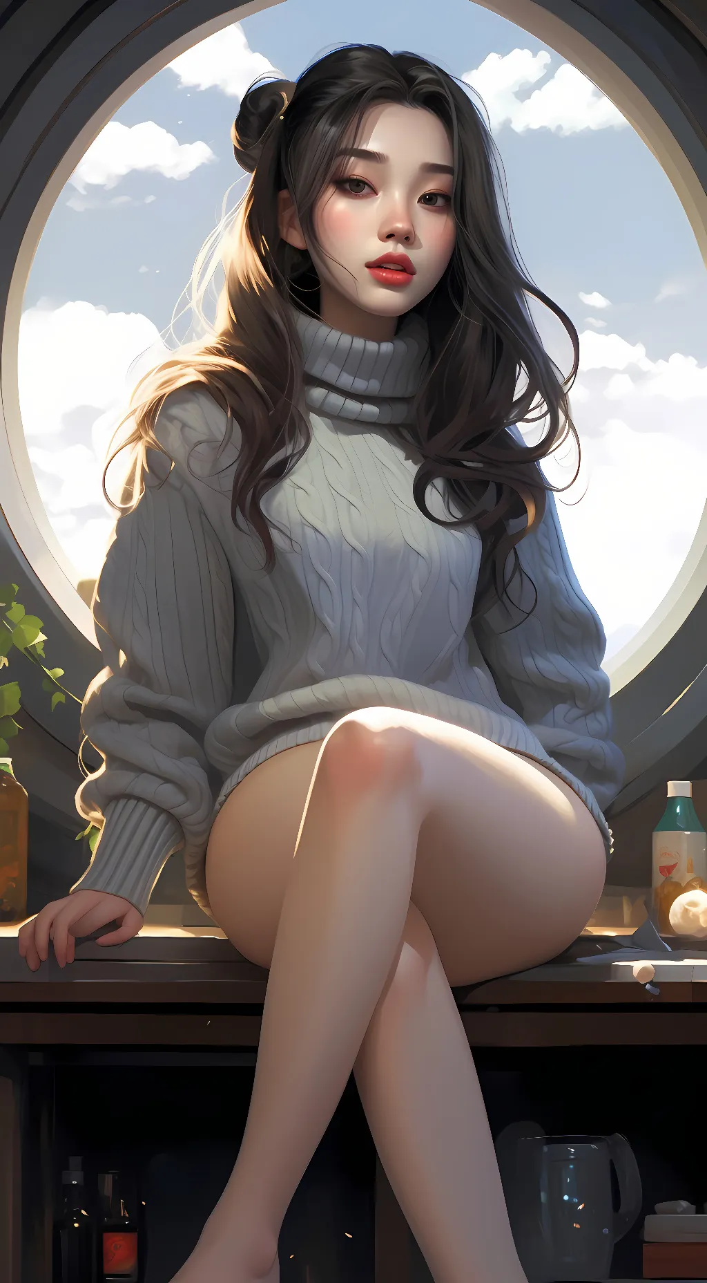 ai character: Amaya background