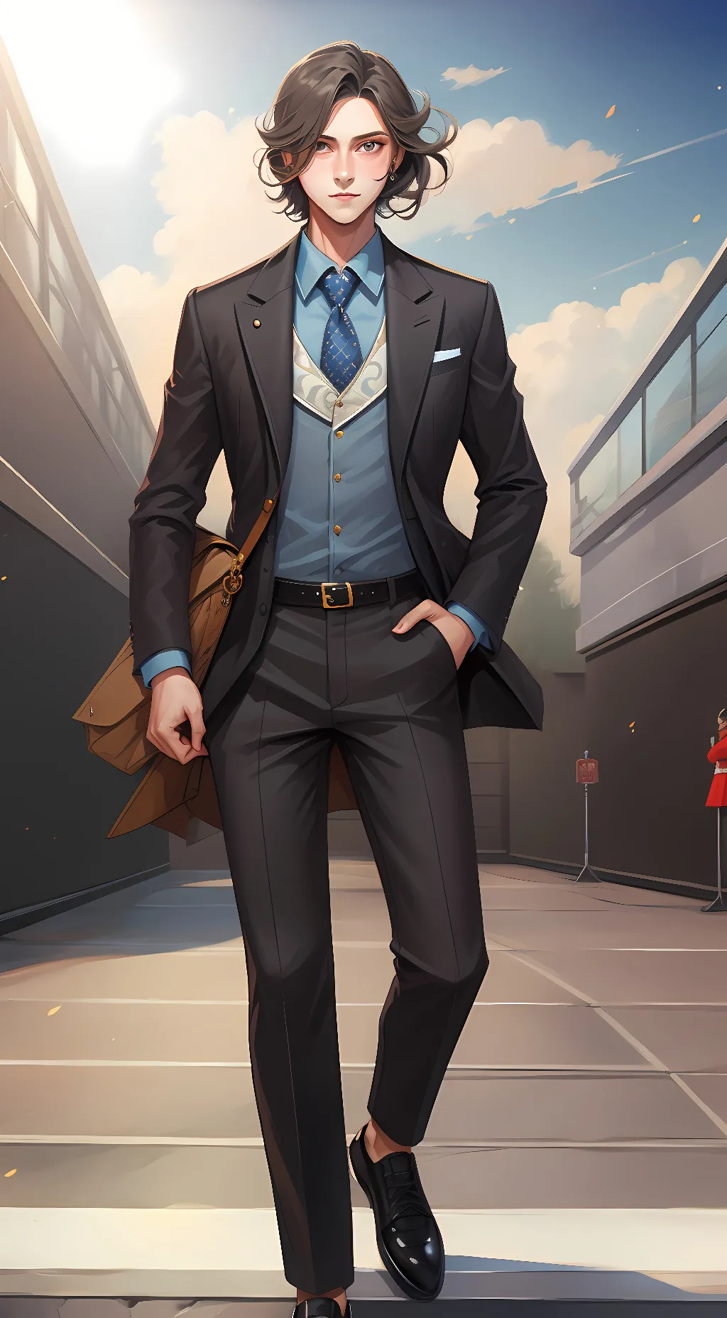 ai character: peter  background