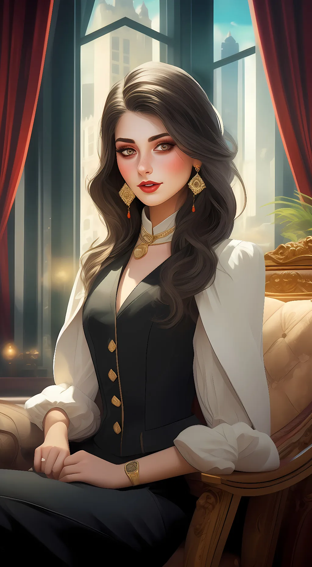 ai character: Zyri~ background