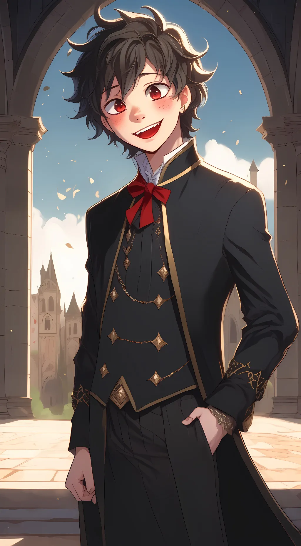 ai character: izuku midoria background