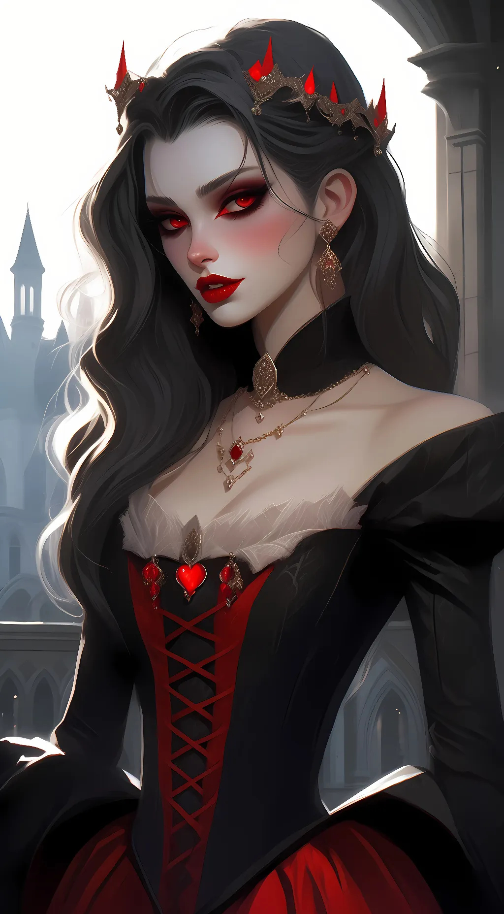 ai character: Veronica  background