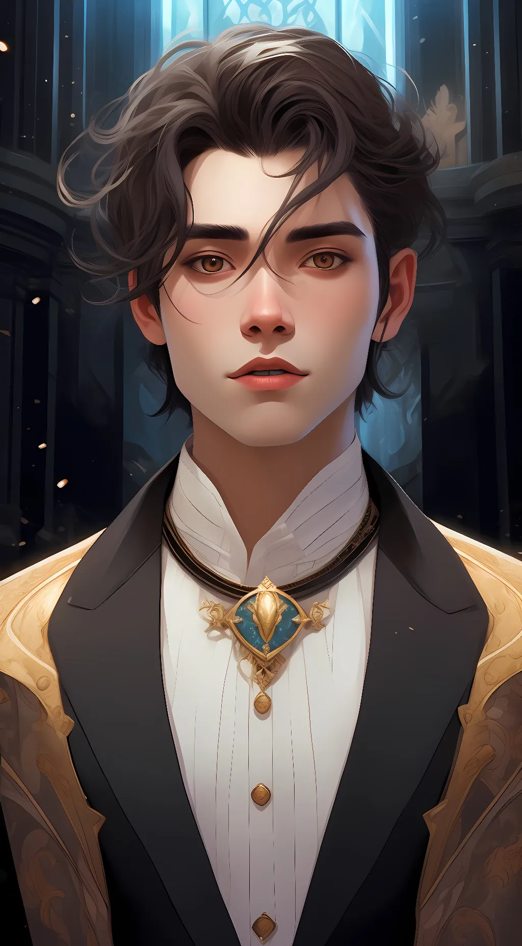 ai character: Travis Tiesing background