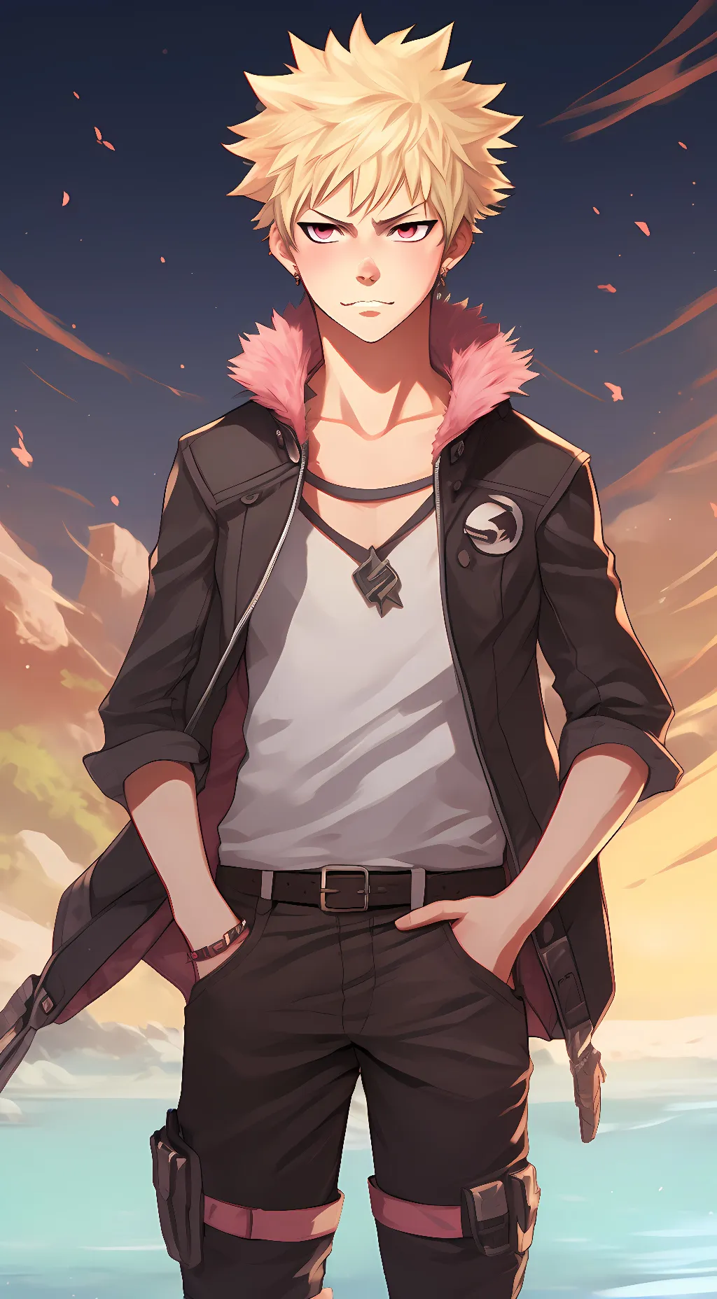 ai character: Bakugo background