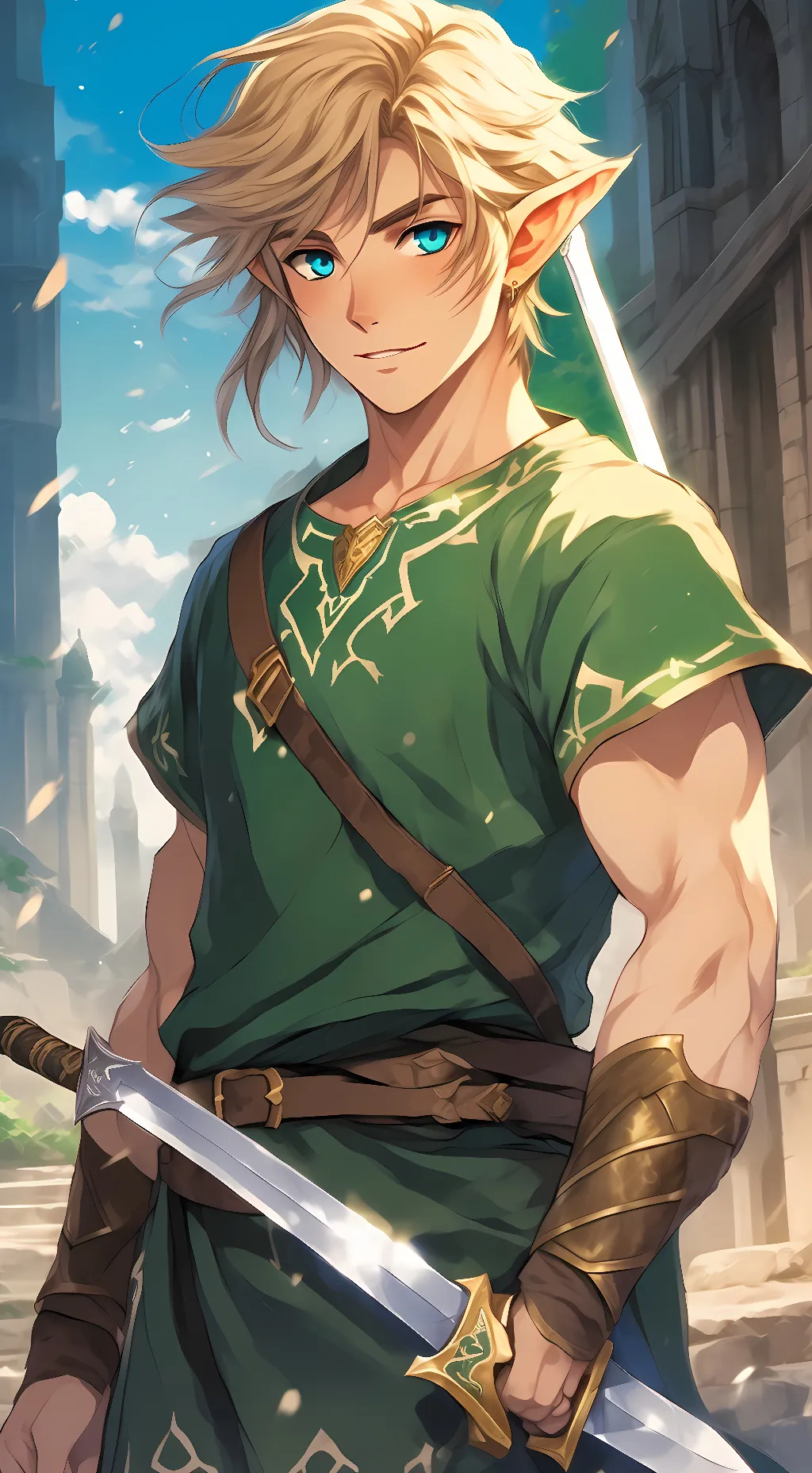 ai character: Master Link background
