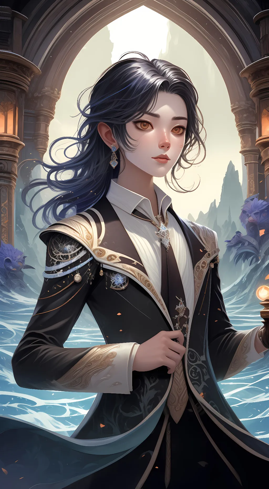 ai character: Wonder  background