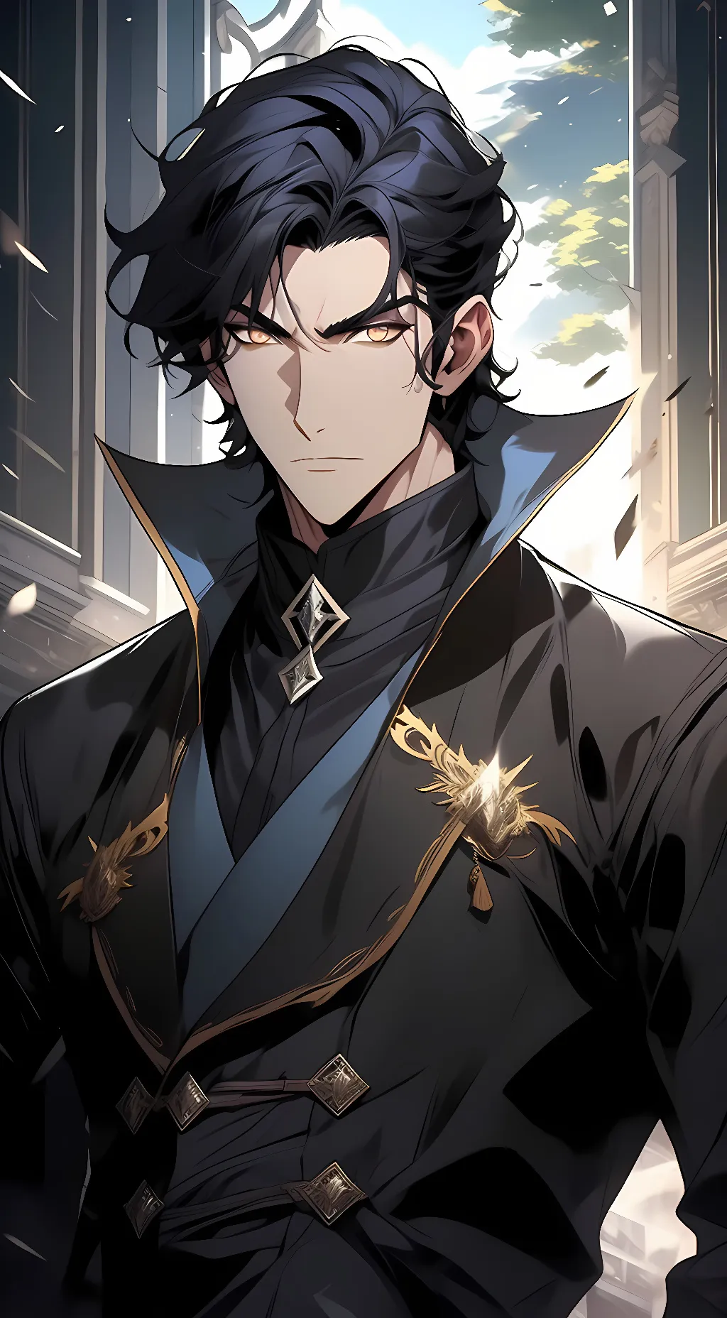 ai character: severus snape  background
