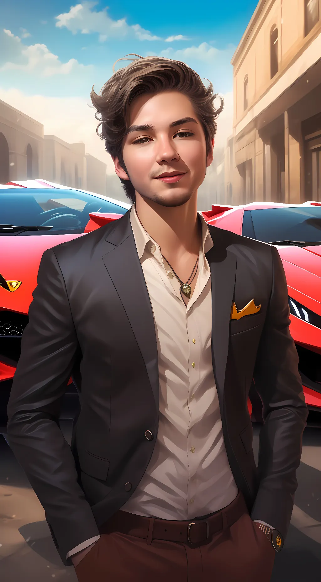 ai character: ljtog  background