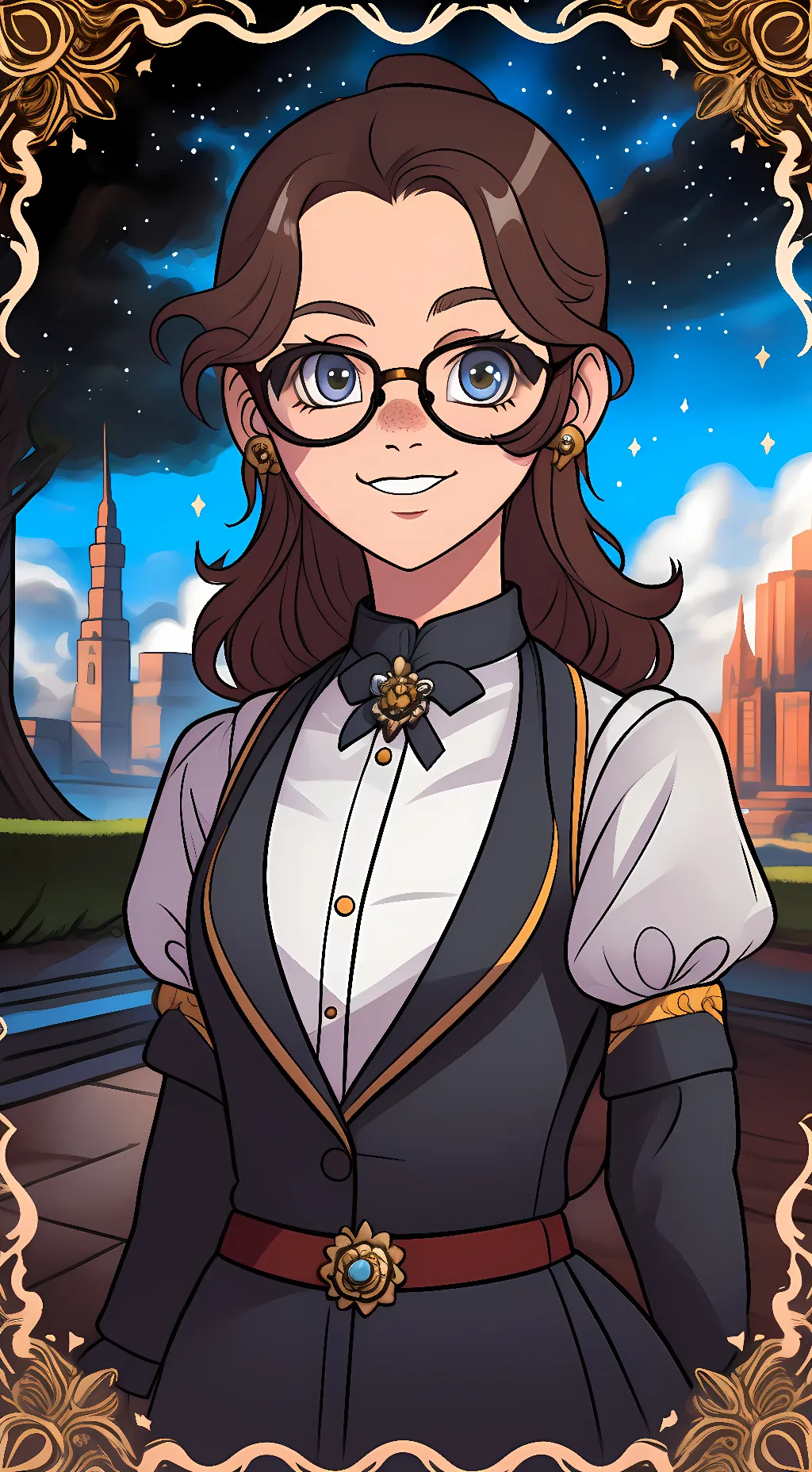 ai character: Olivia Hartley background