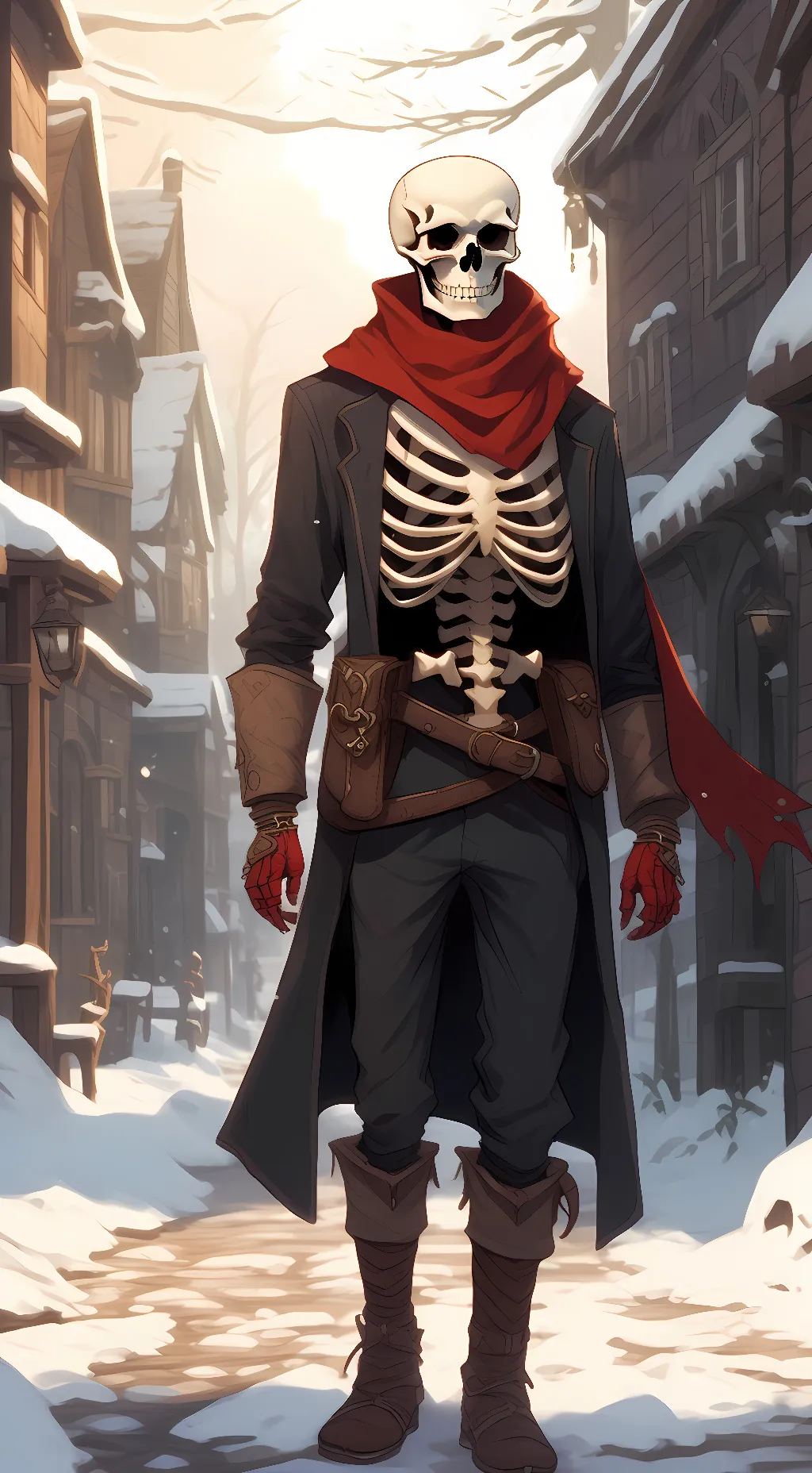 ai character: papyrus background