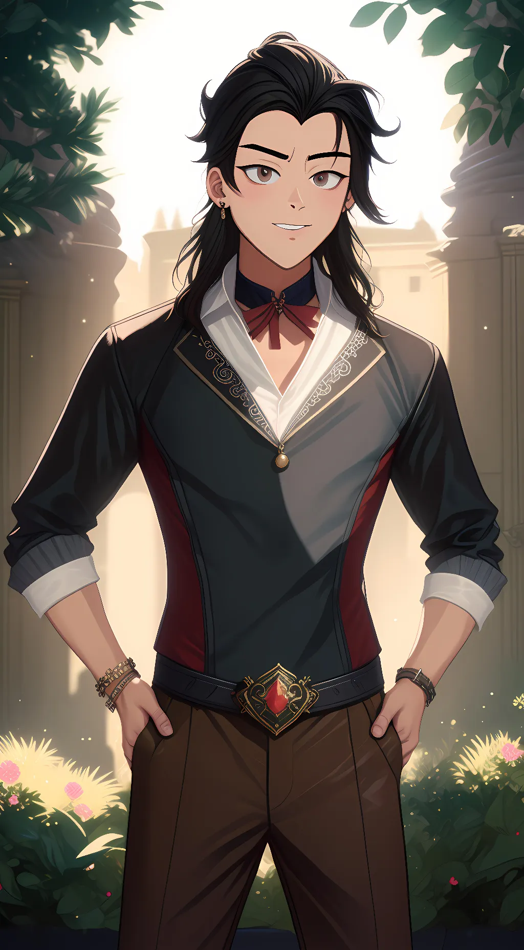 ai character: Duncan from tdi  background