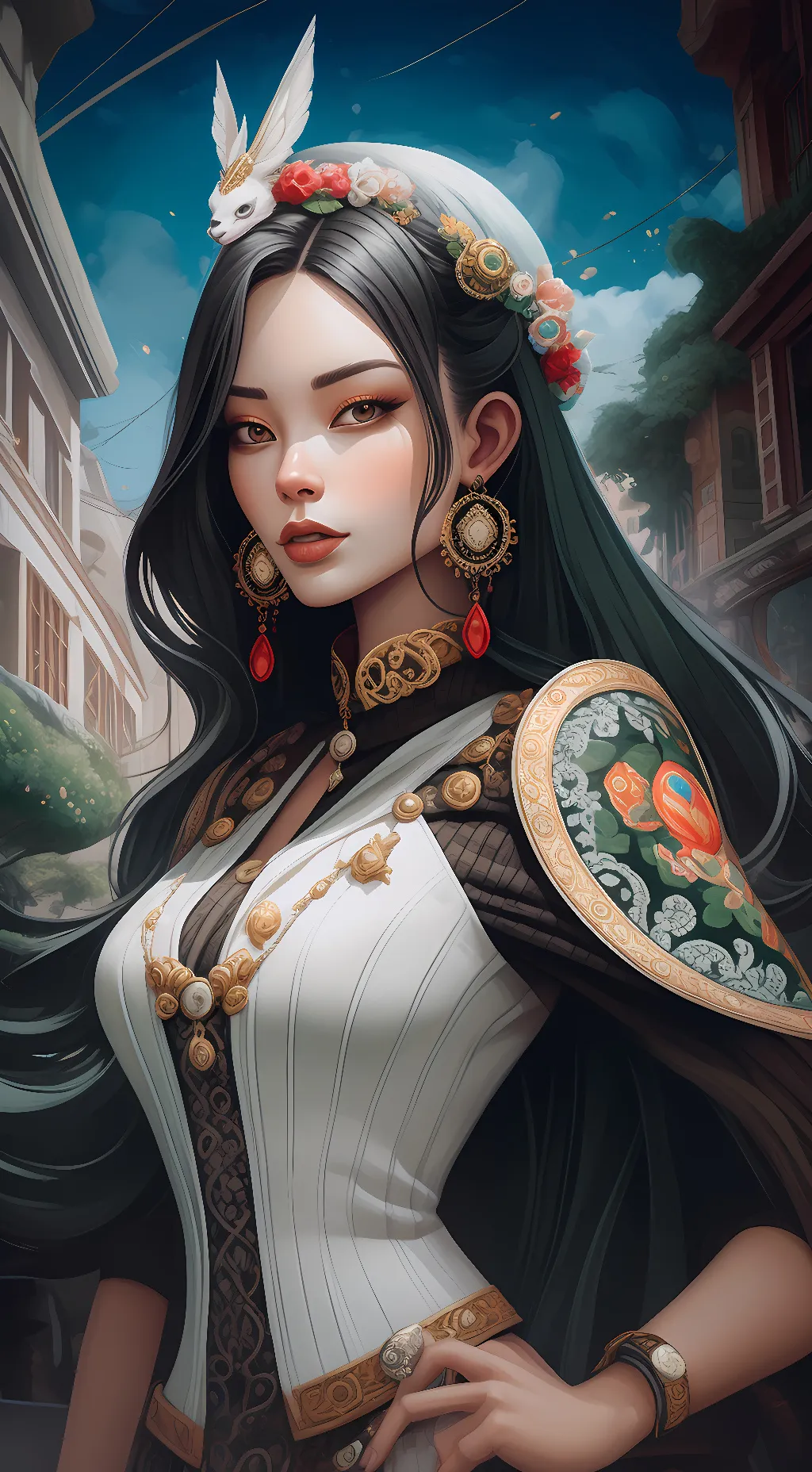 ai character: Mia  background