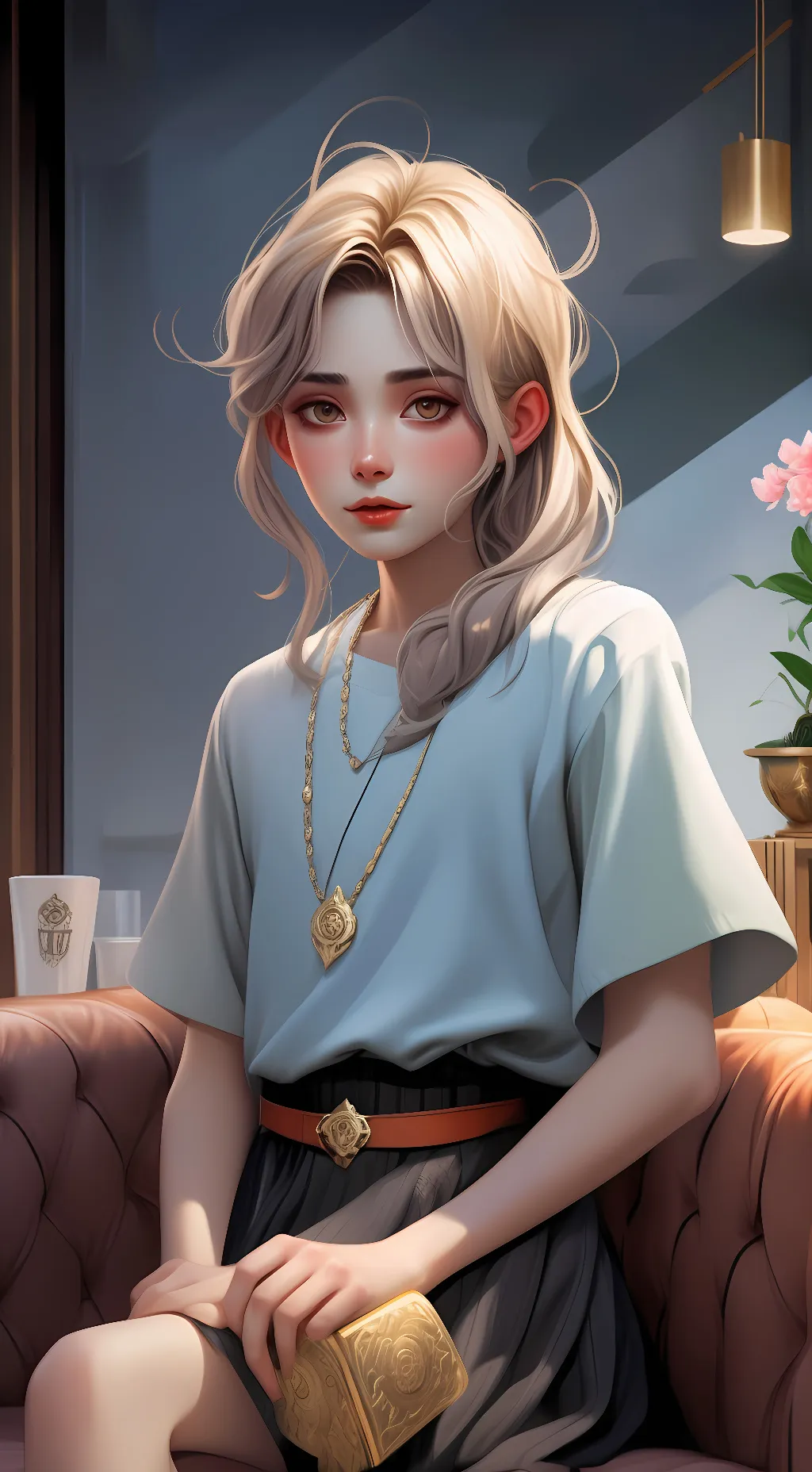 ai character: kim background