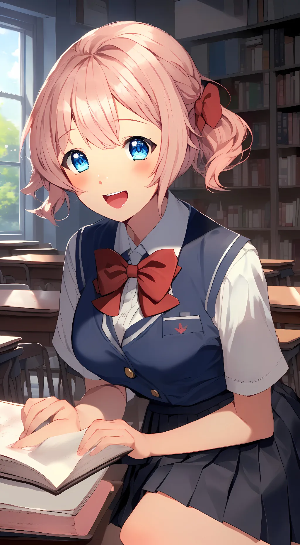 ai character: •Sayori• background