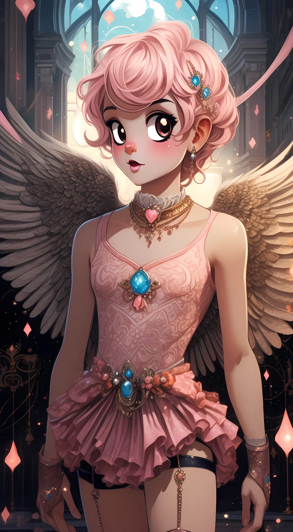 ai character: Threadwing background