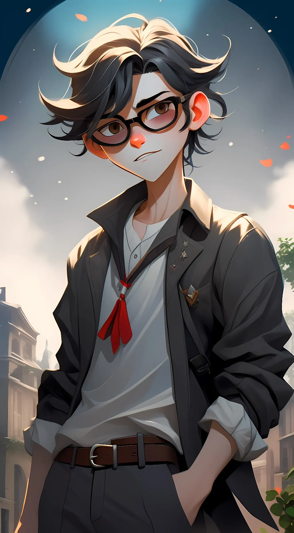 ai character: Rachel  background