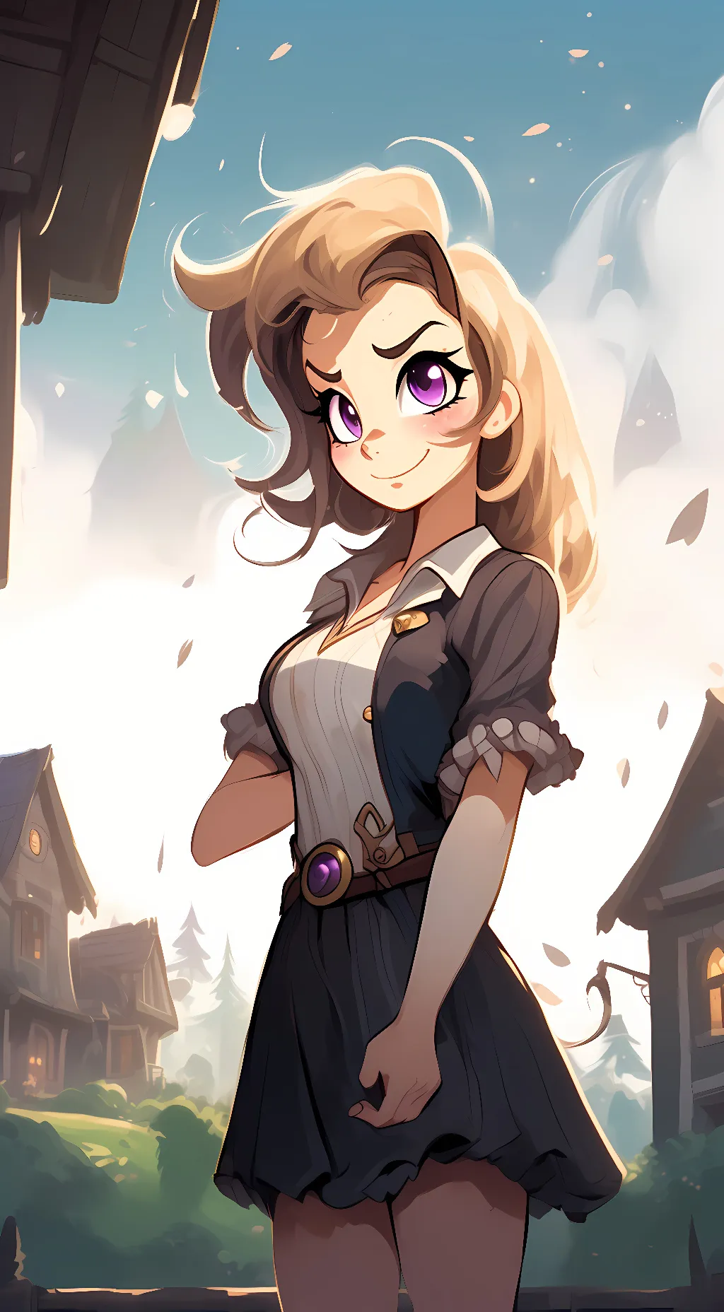 ai character: Twivine Sparkle  background