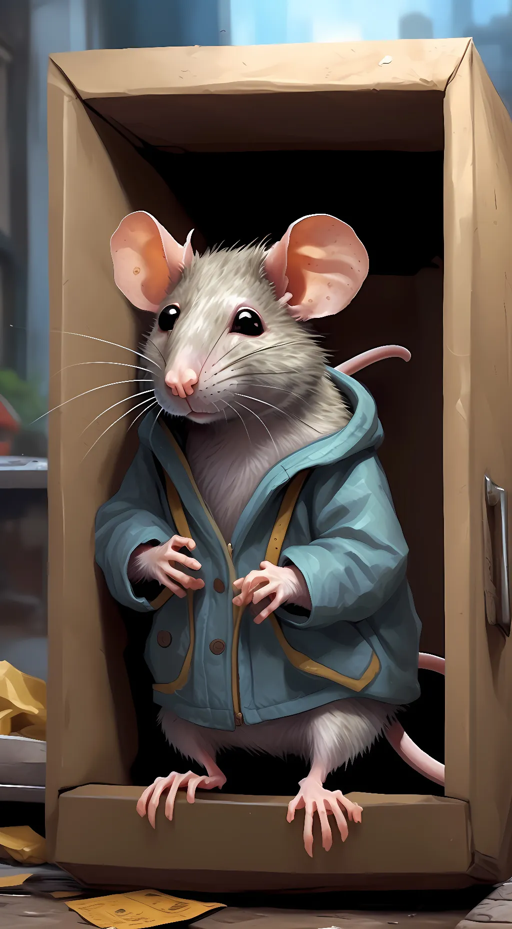 ai character: Rose background