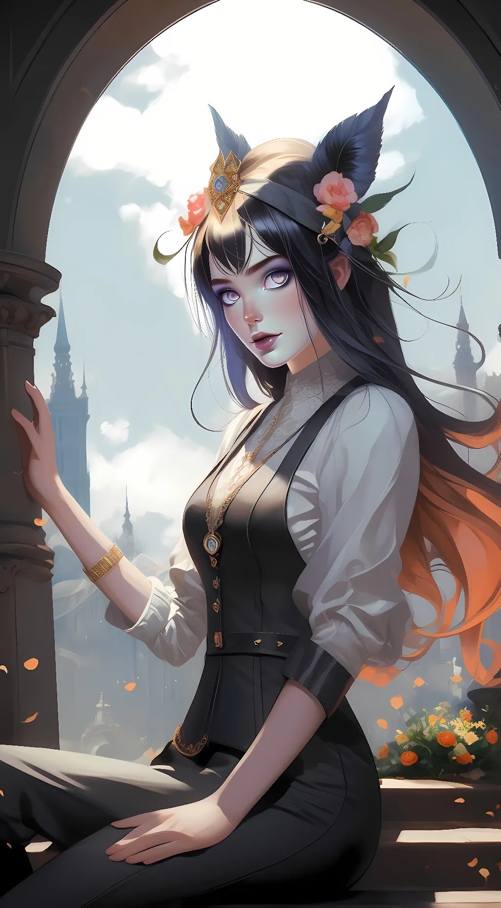 ai character: Lily Venezio background