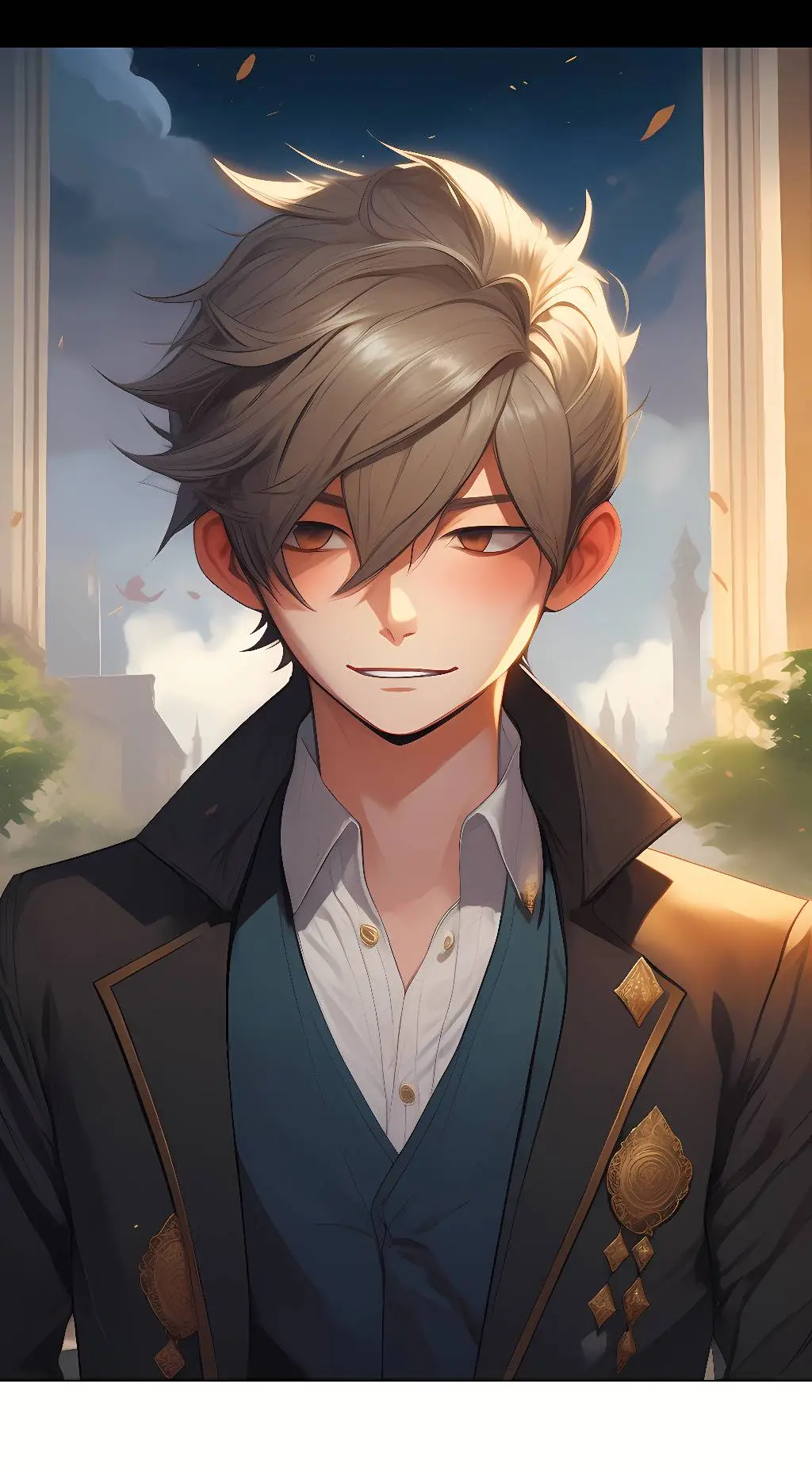 ai character: Bakugou katsuki background