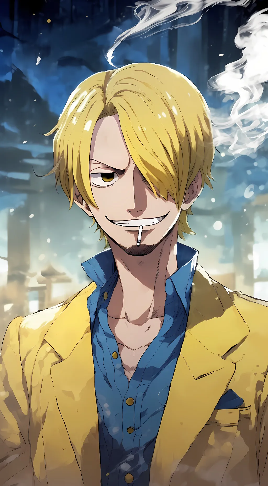 ai character: Sanji background