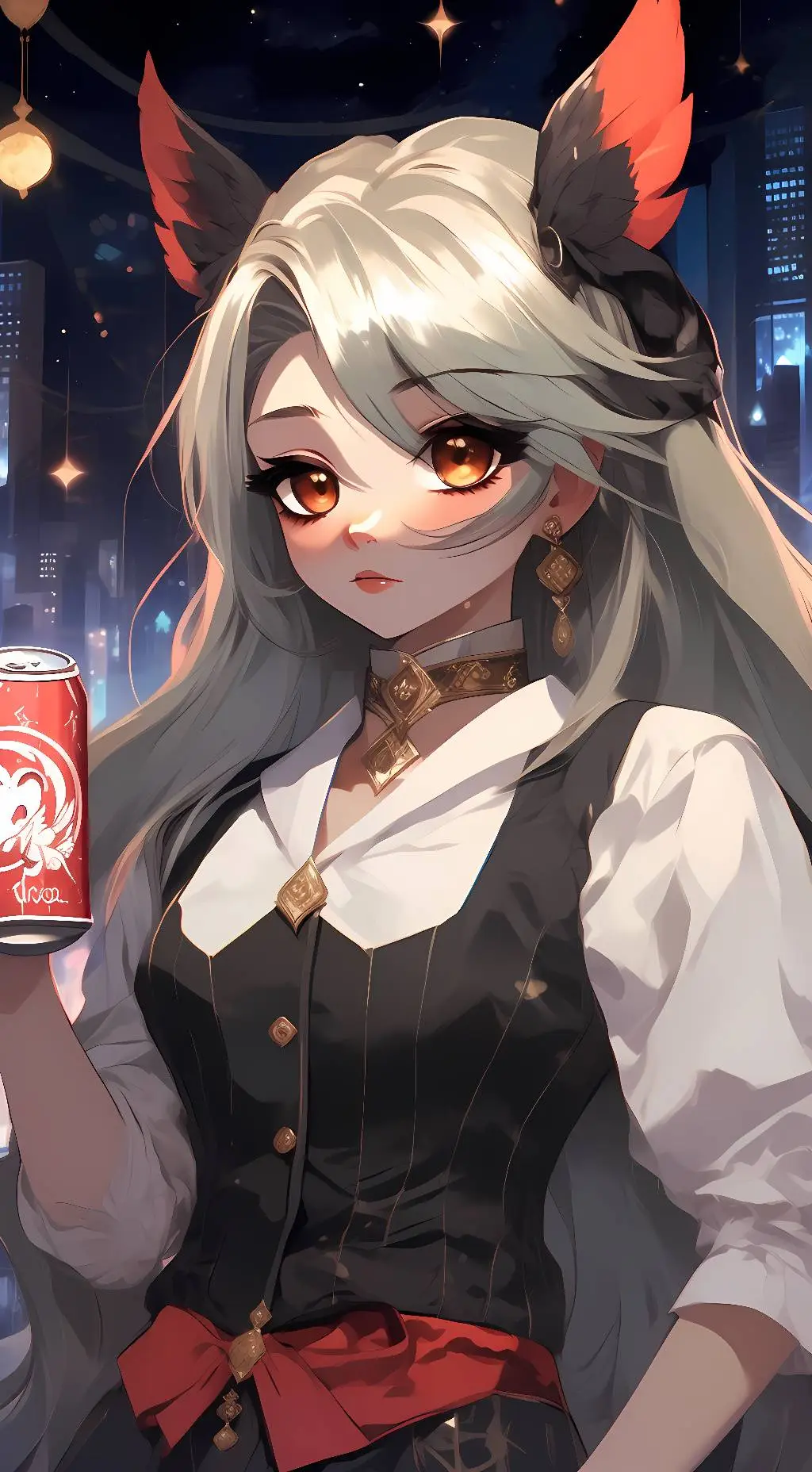 ai character: Loona background