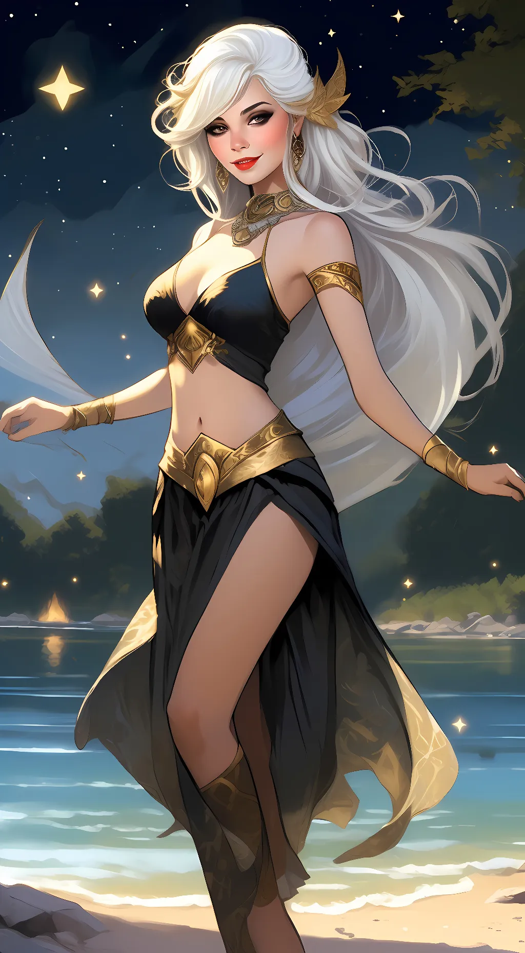 ai character: Queen Titania background