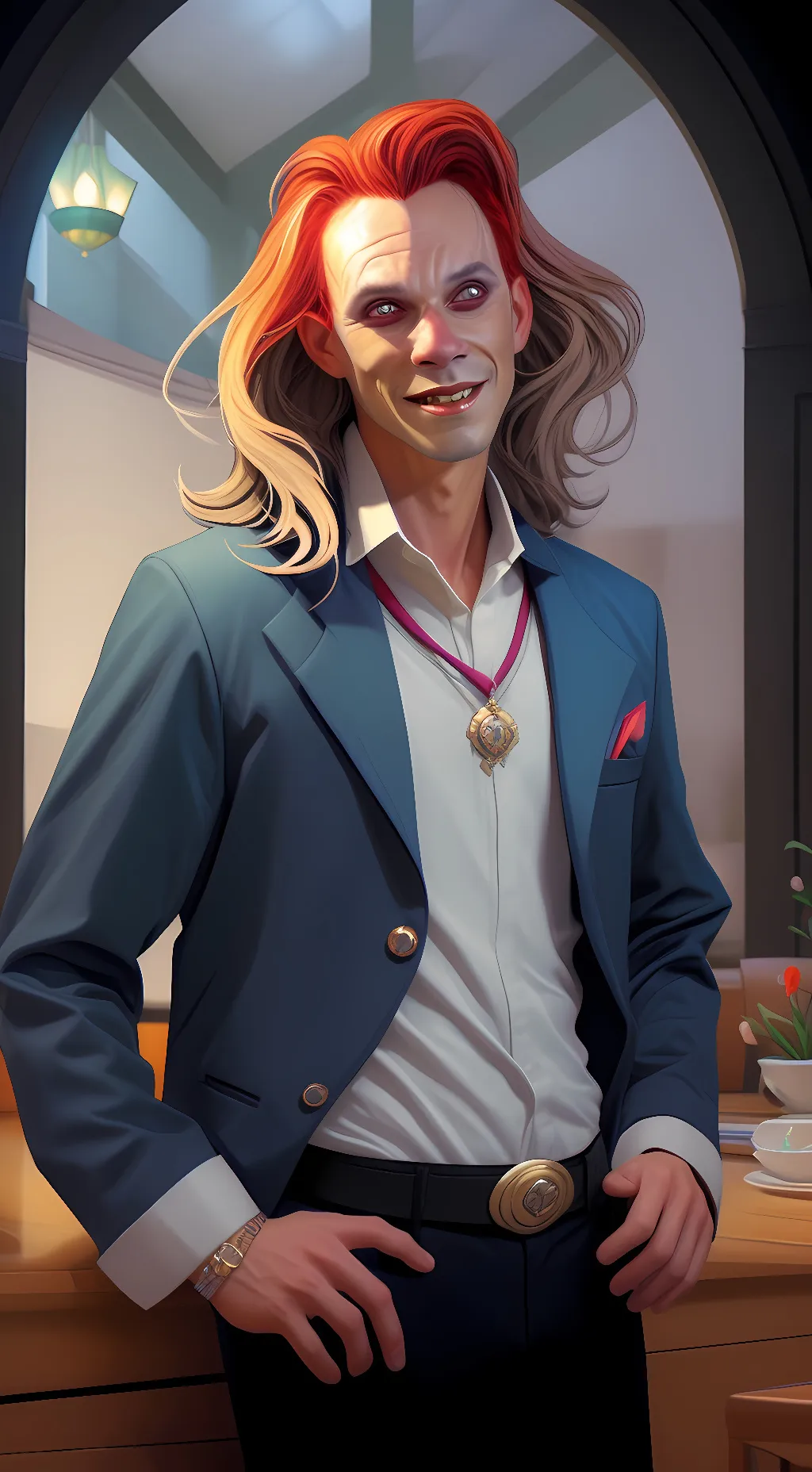 ai character: The Trickster background