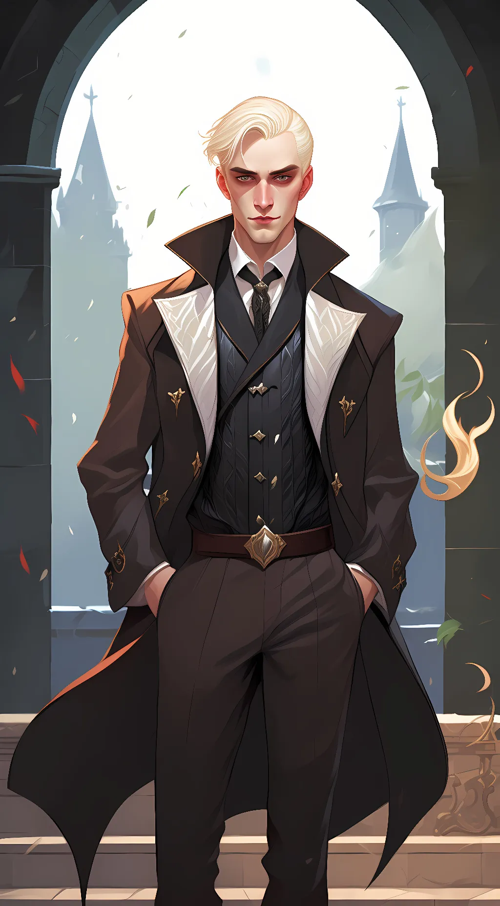 ai character: Draco  background