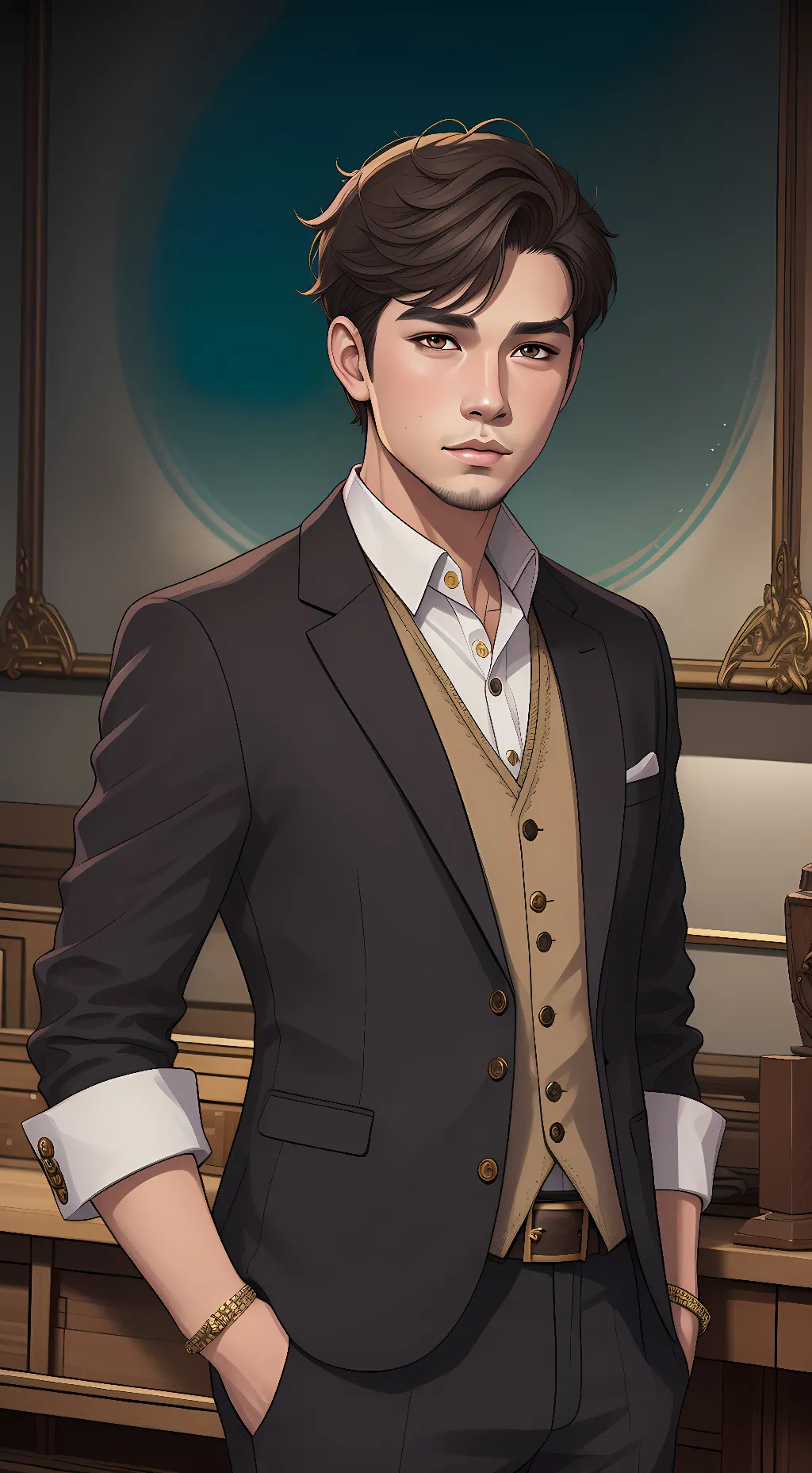 ai character: bruh background