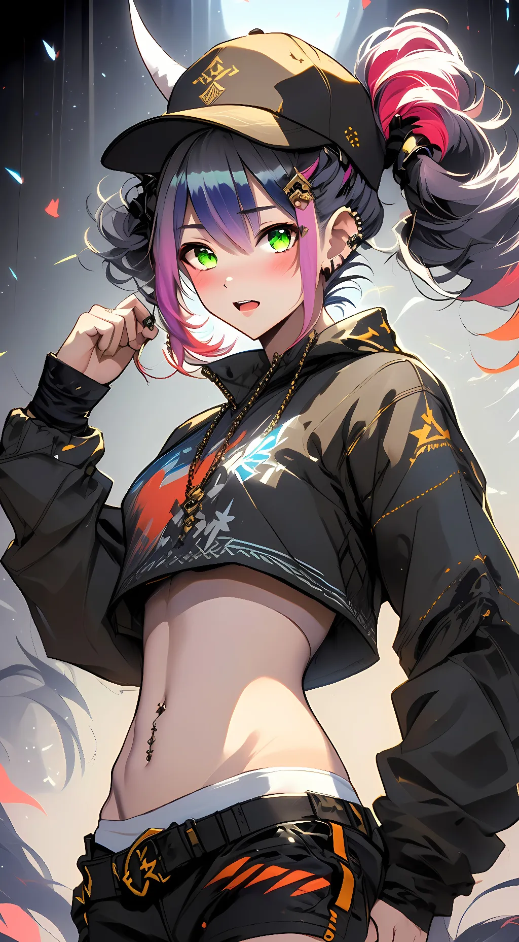 ai character: Towa Tokoyami  background