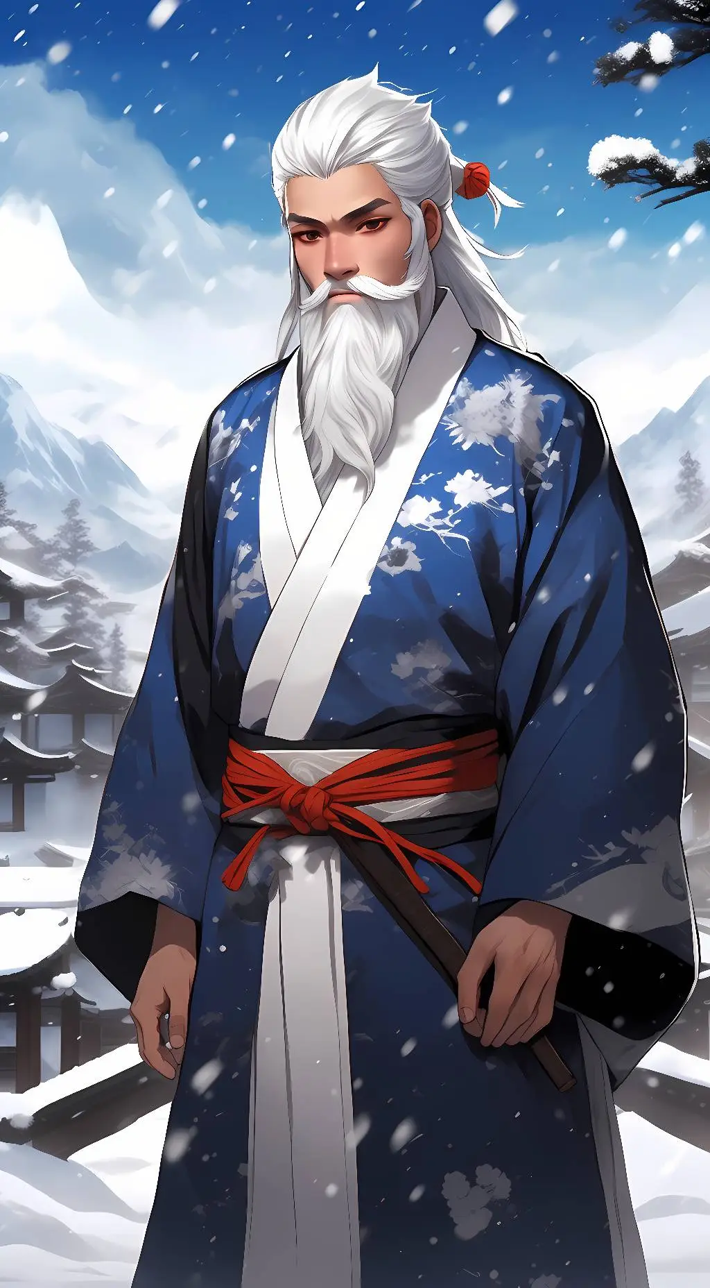 ai character: Hanbei Yoshimoto background