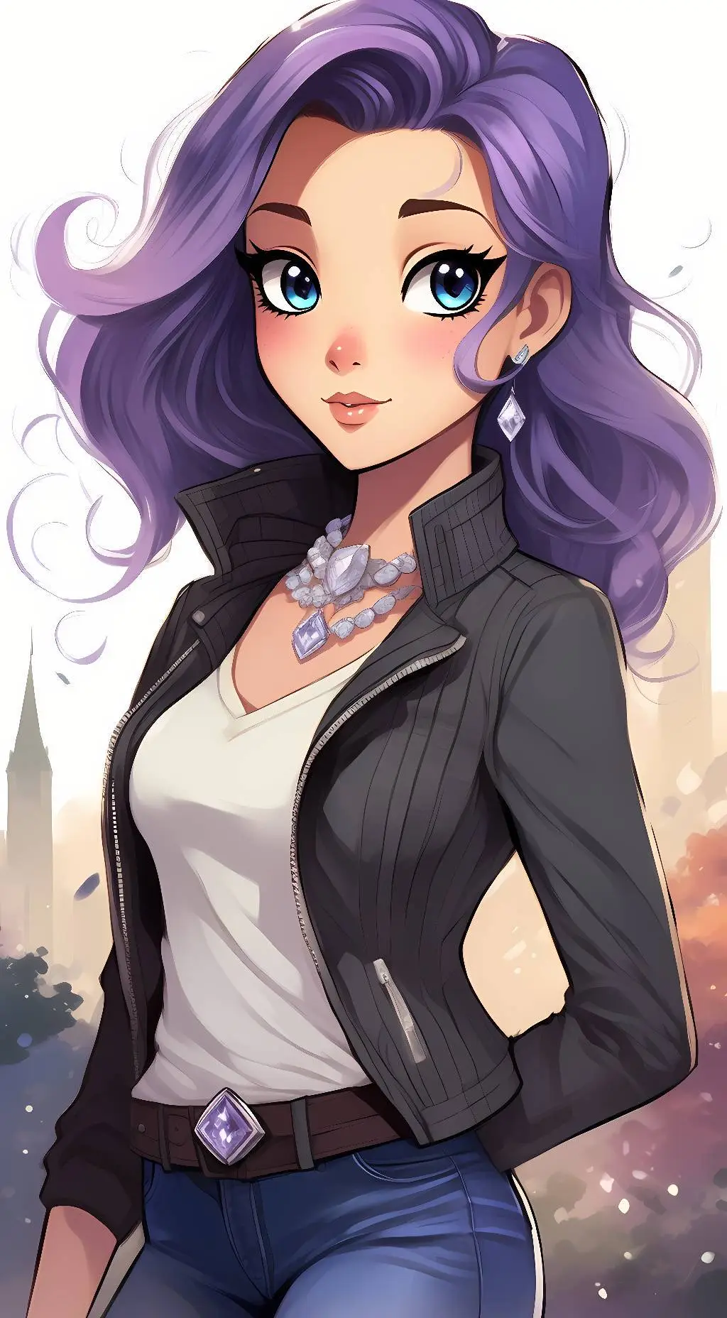 ai character: rarity background