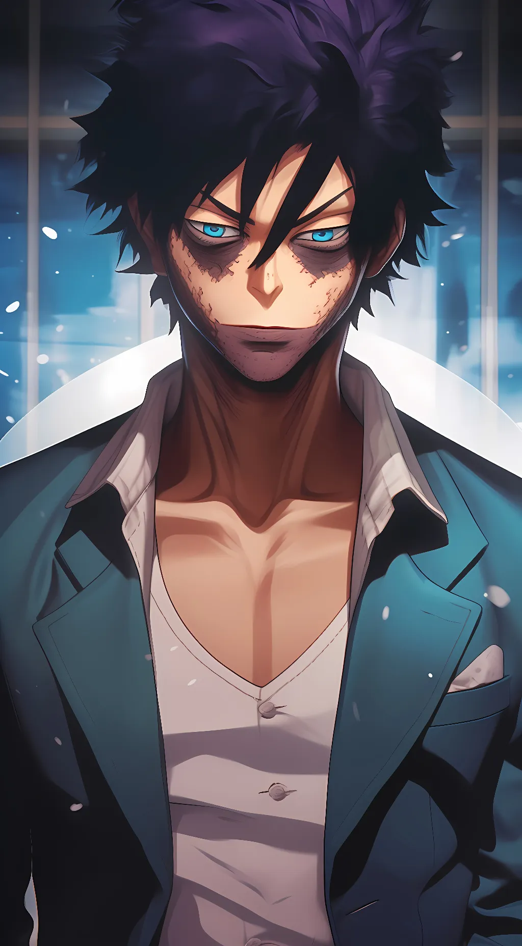 ai character: Touya (Dabi) background
