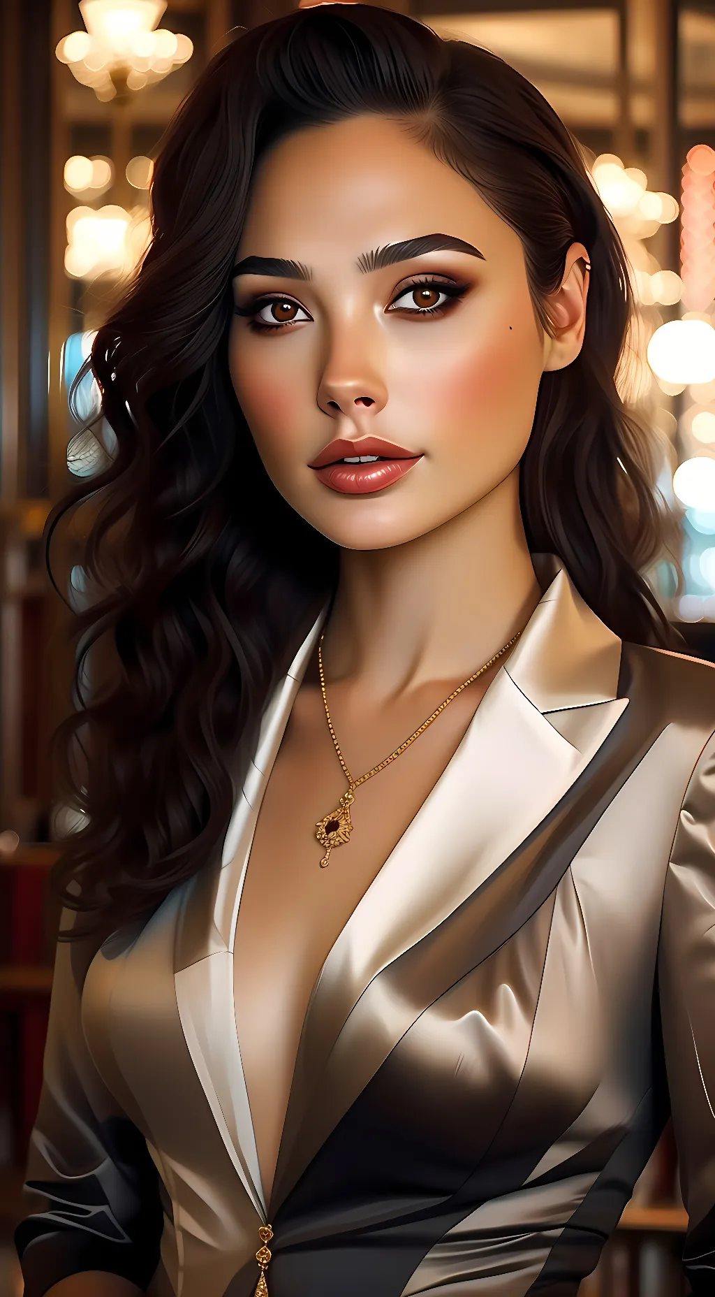 ai character: Gal Gadot background