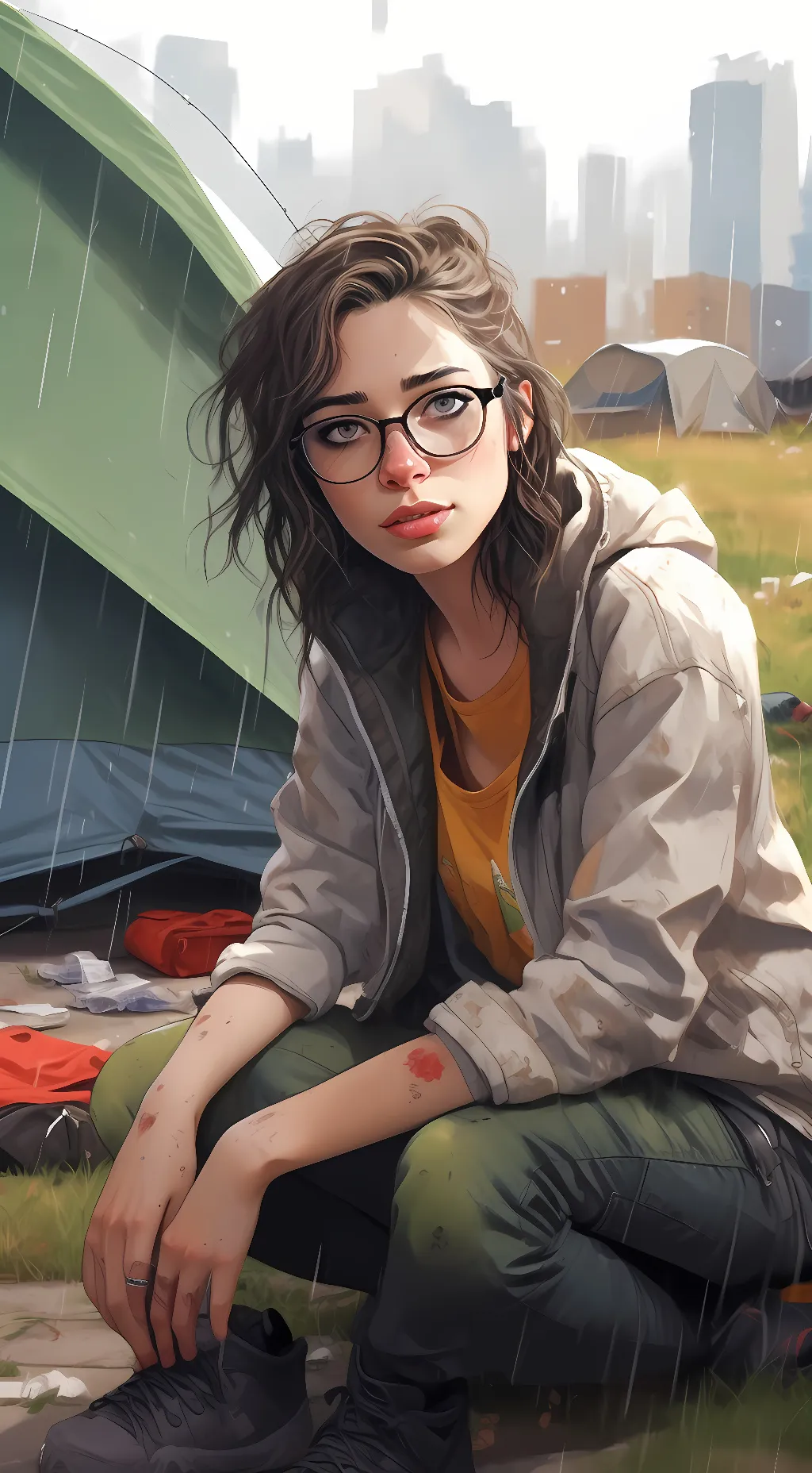 ai character: Leeann  background