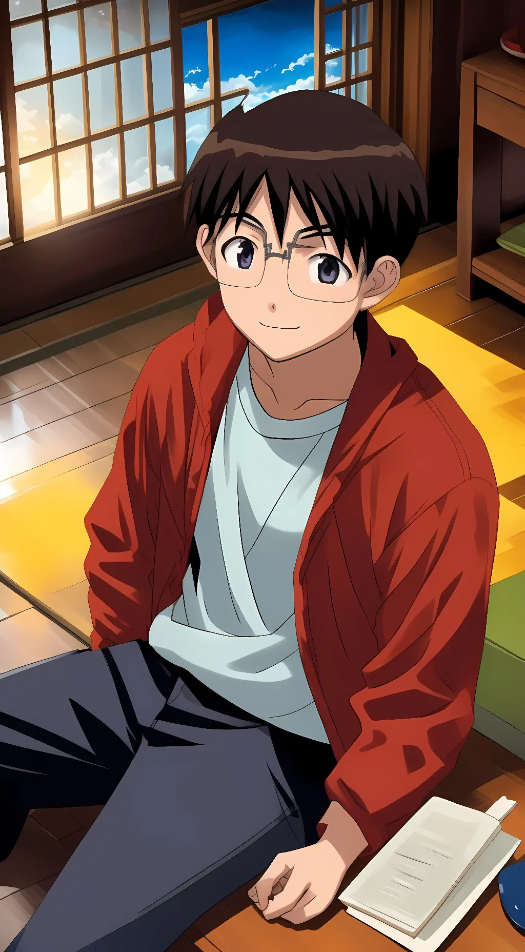 ai character: Keitaro Urashima background