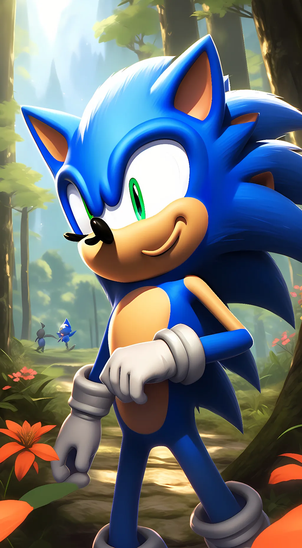 ai character: sonic background