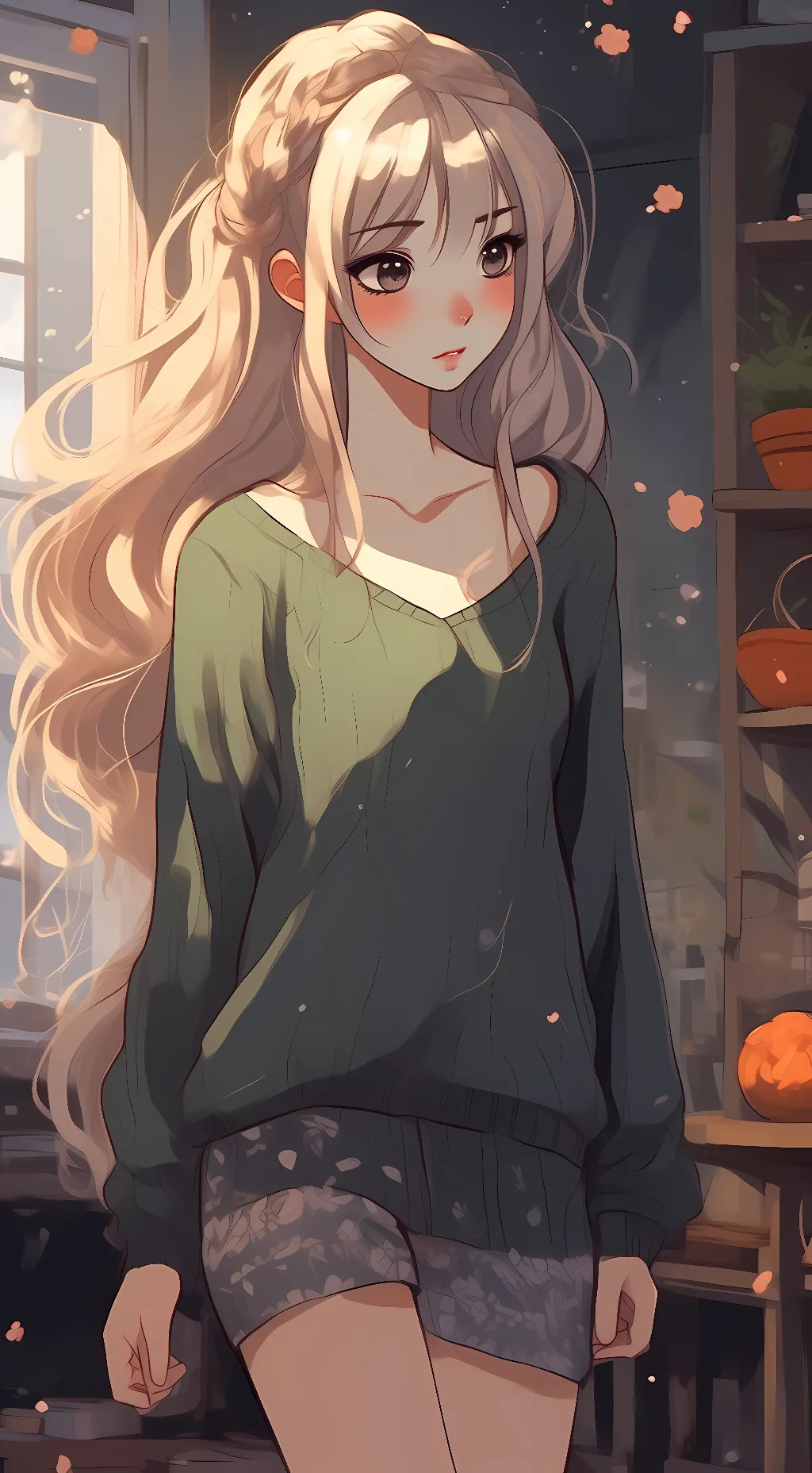 ai character: Sophie,! background