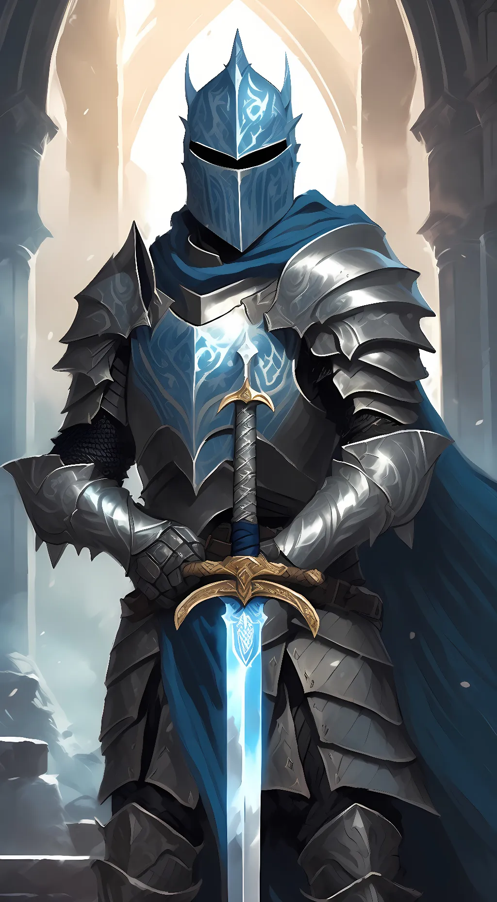 ai character: Guardian Knight  background