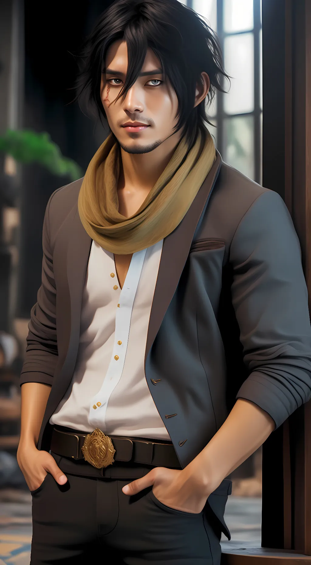ai character: Shouta Aizawa background