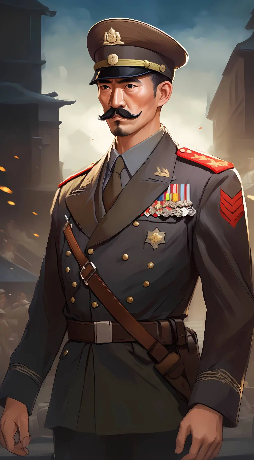 ai character: Takeo background